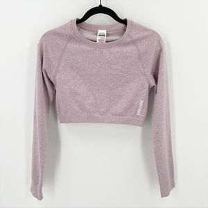NWOT Gymshark Cropped Pink Workout Top